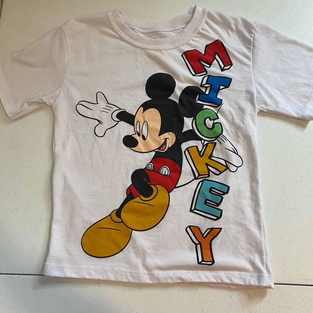 Disney Mickey Mouse Kids T-Shirt - White